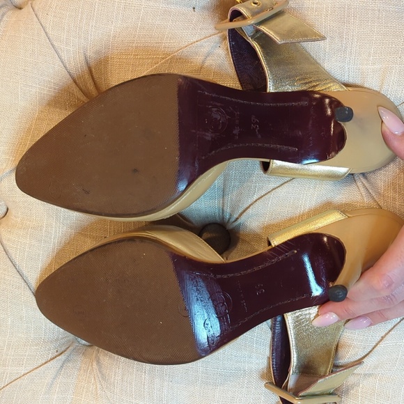 Chanel Interlocking CC Logo Leather Mules - Picture 7 of 9